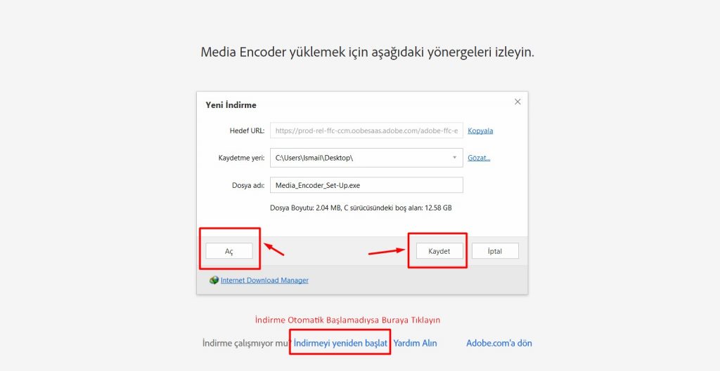 adobe media encoder not installed